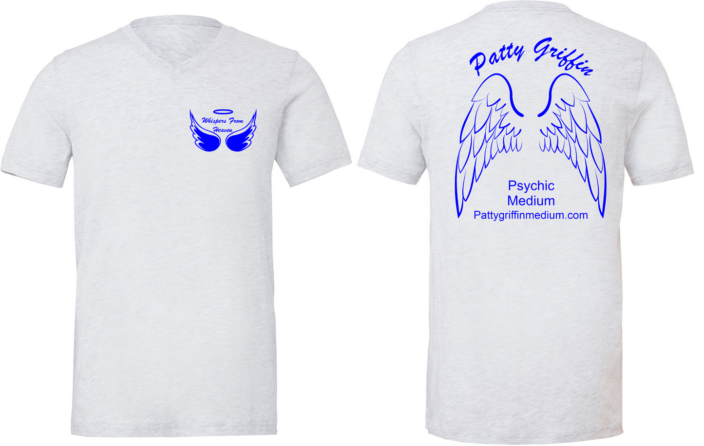 WHISPERS FROM HEAVEN ASH GRAY T-SHIRT