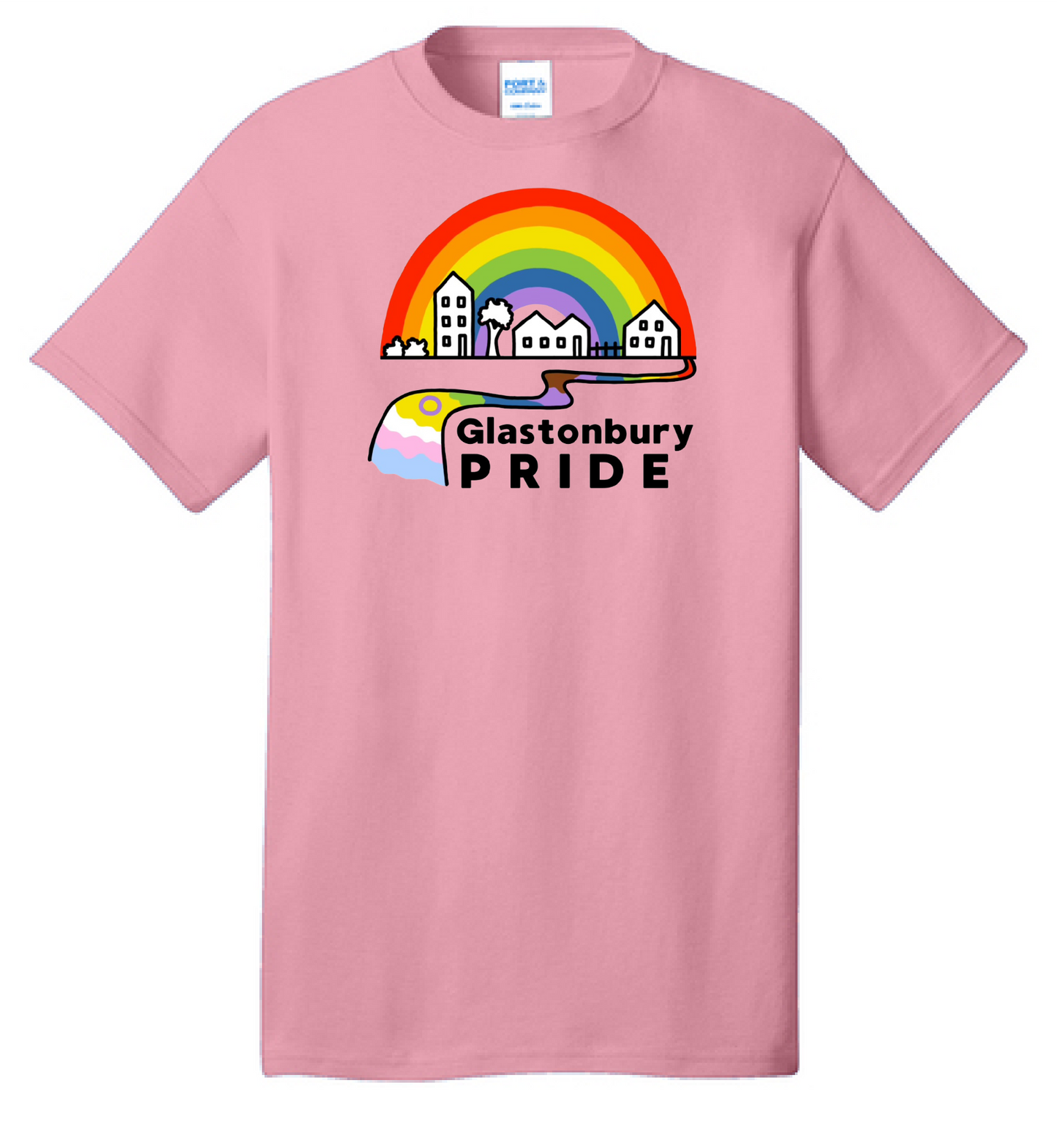 GLASTONBURY PRIDE  PINK YOUTH T-SHIRT