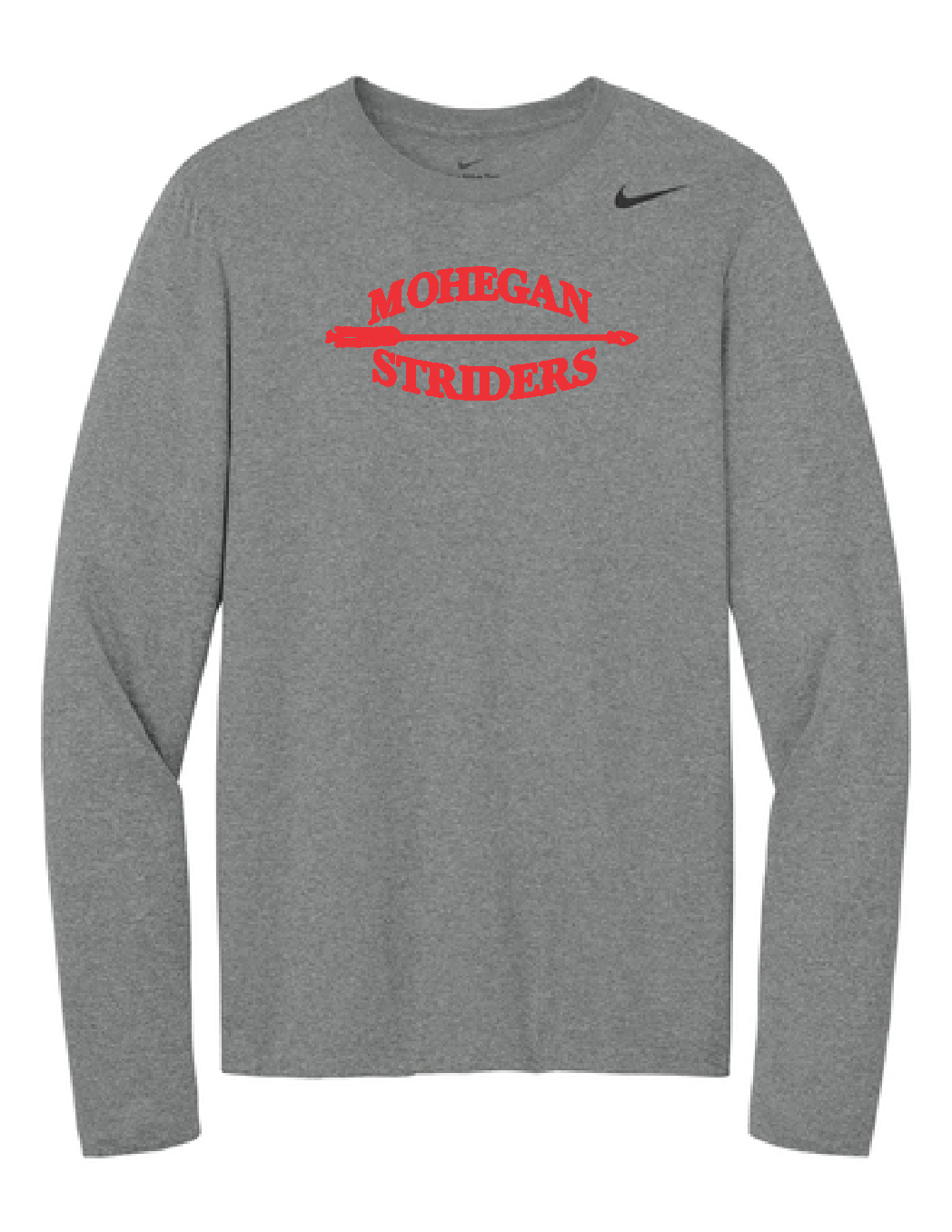 MOHEGAN STRIDERS Nike Team rLegend Long Sleeve Tee