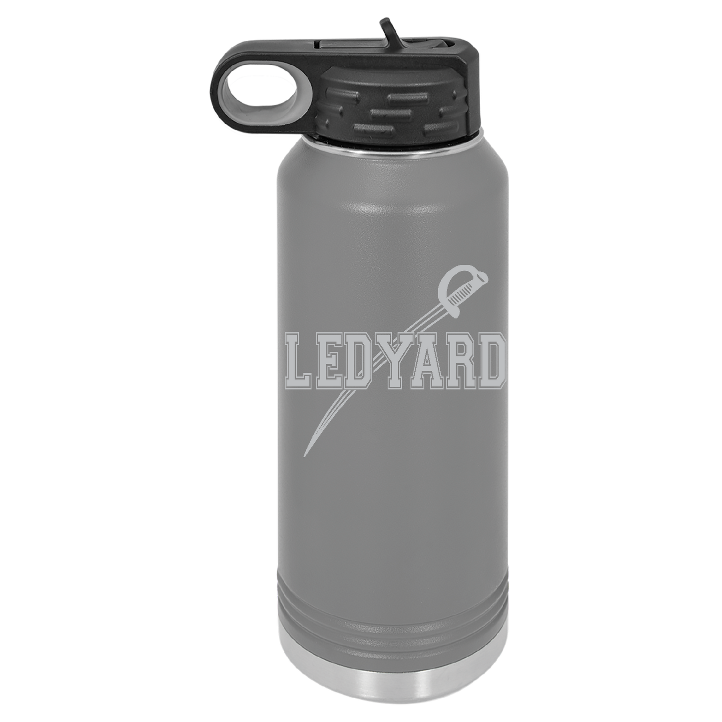 LEDYARD WATER BOTTLES!! ENGRAVED LEDYARD SWORD!!