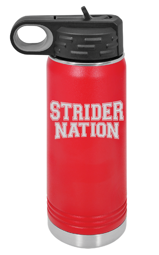STRIDER NATION ENGRAVED WATER  BOTTLES