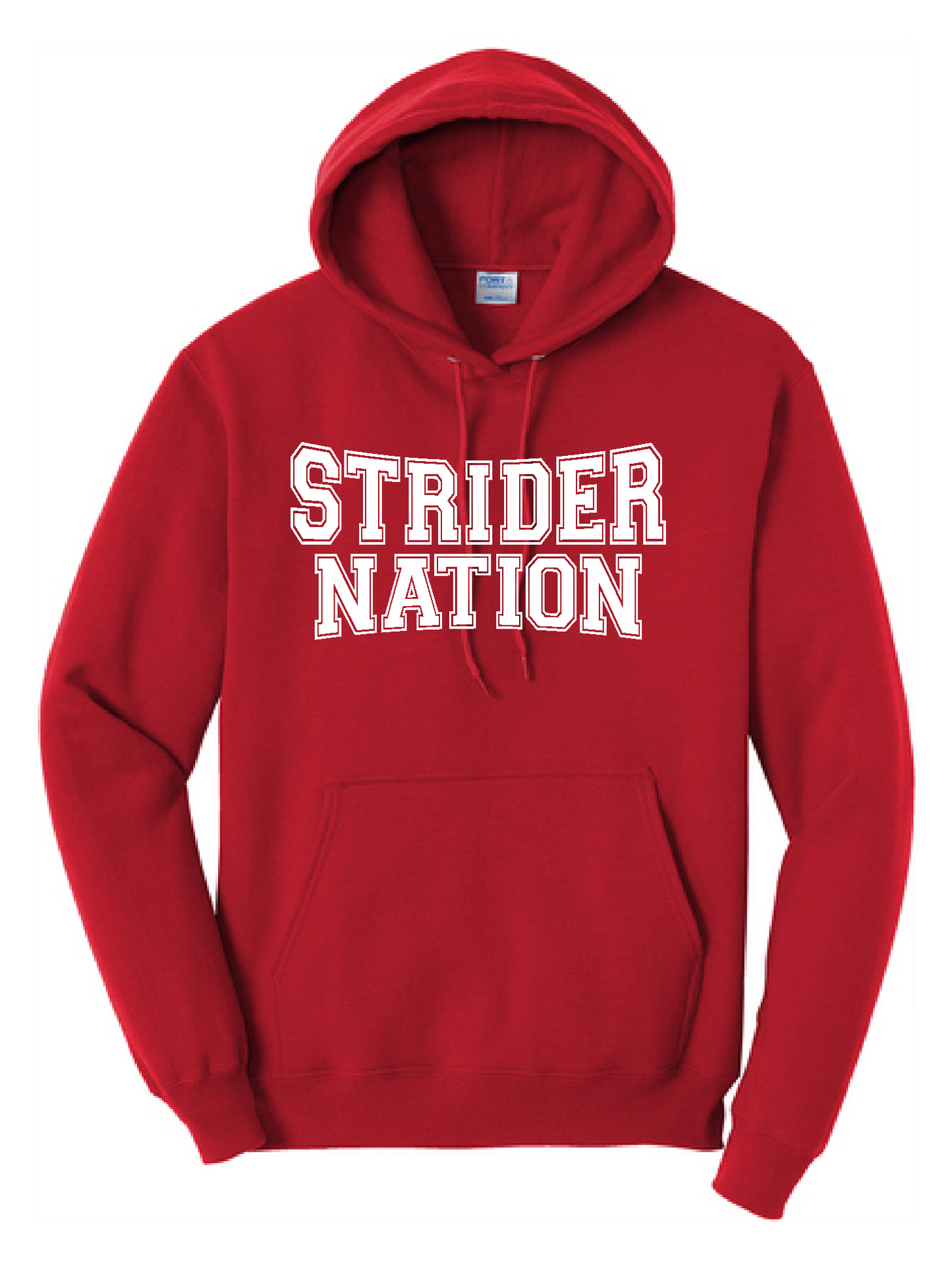 STRIDER NATION Port & Co™ Core Fleece Unisex Pullover Hooded Sweatshirt