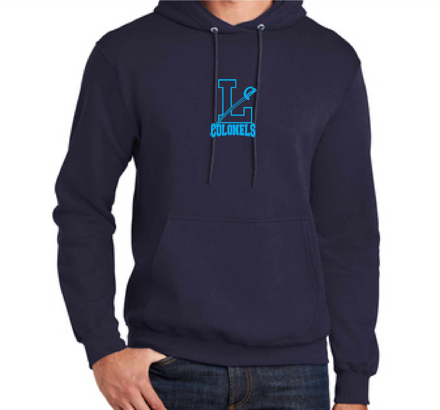 Port & Company® Core Fleece Pullover Hooded Sweatshirt NAVY