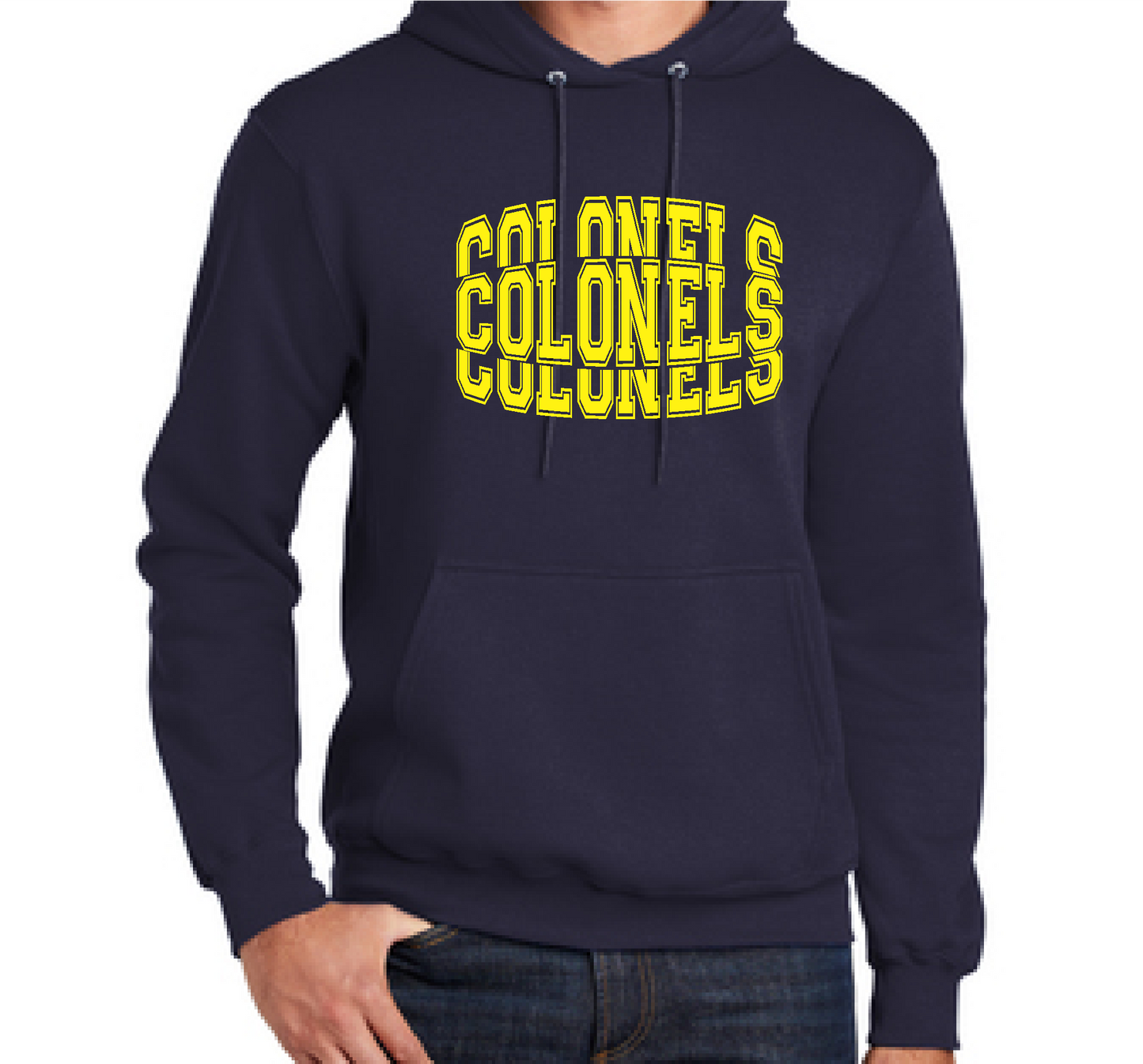 Port & Company® Core Fleece Pullover Hooded Sweatshirt NAVY