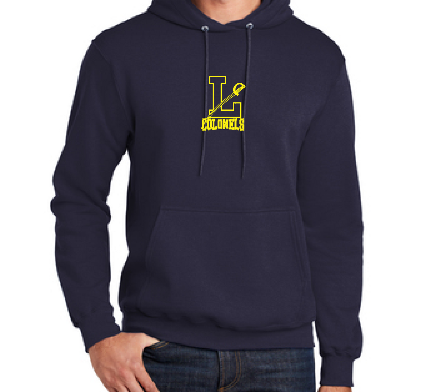 Port & Company® Core Fleece Pullover Hooded Sweatshirt NAVY