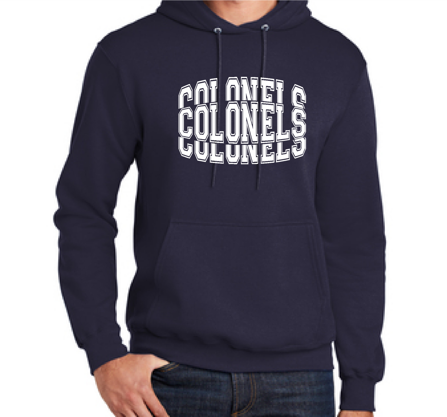 Port & Company® Core Fleece Pullover Hooded Sweatshirt NAVY
