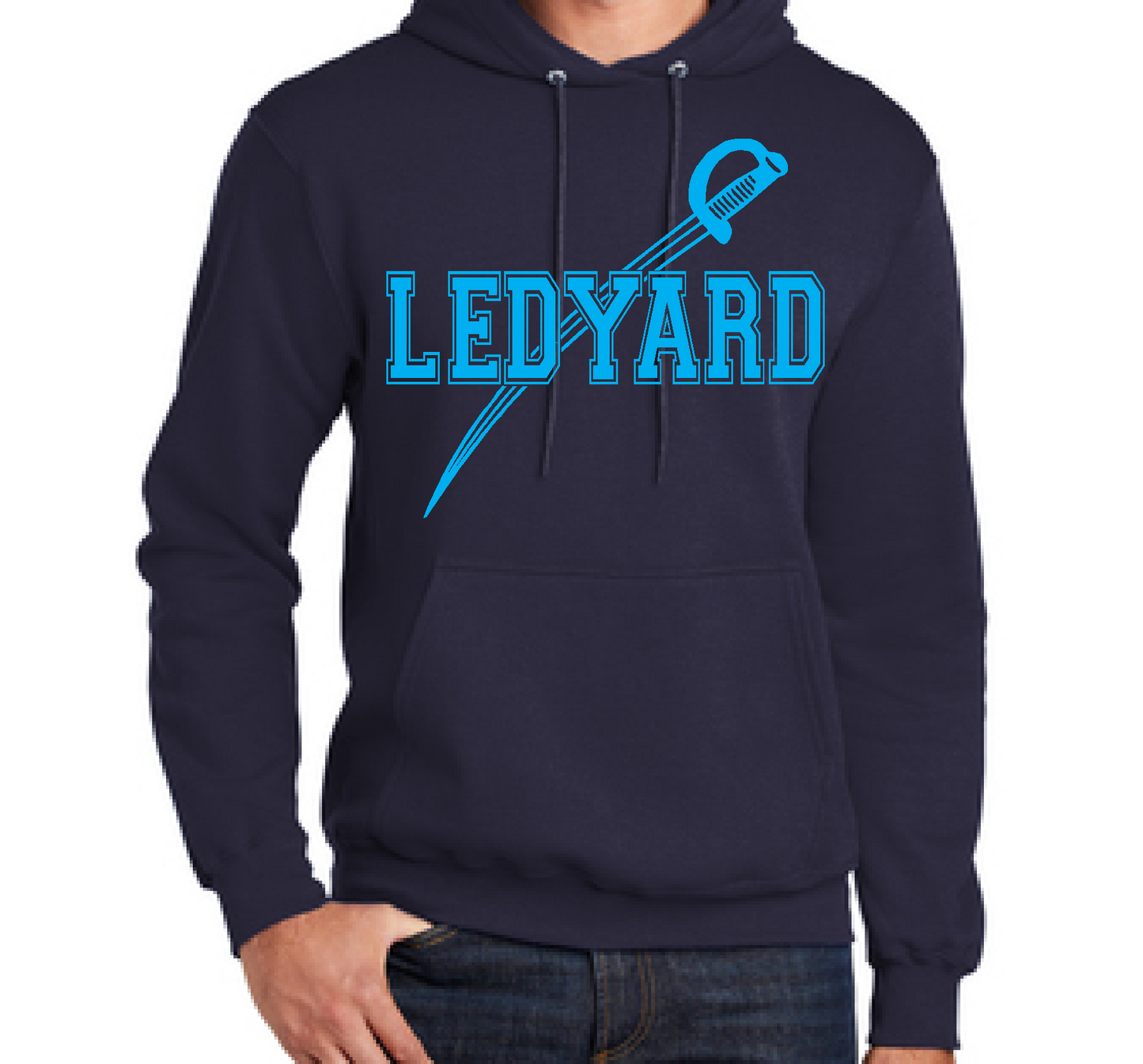 Port & Company® Core Fleece Pullover Hooded Sweatshirt NAVY