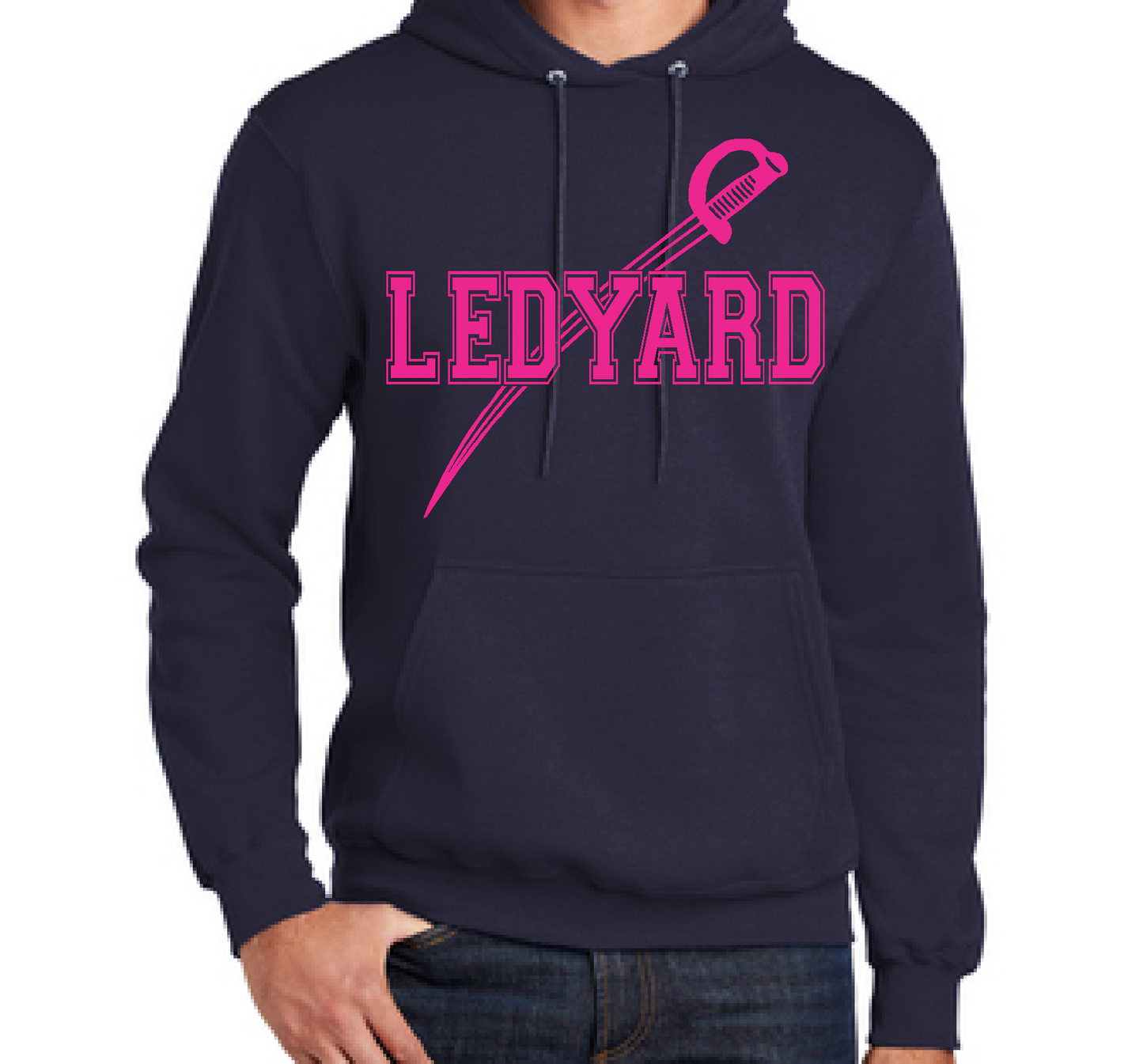 Port & Company® Core Fleece Pullover Hooded Sweatshirt NAVY