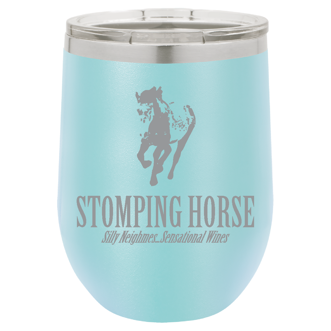 STOMPING HORSE WINE TUMBLER