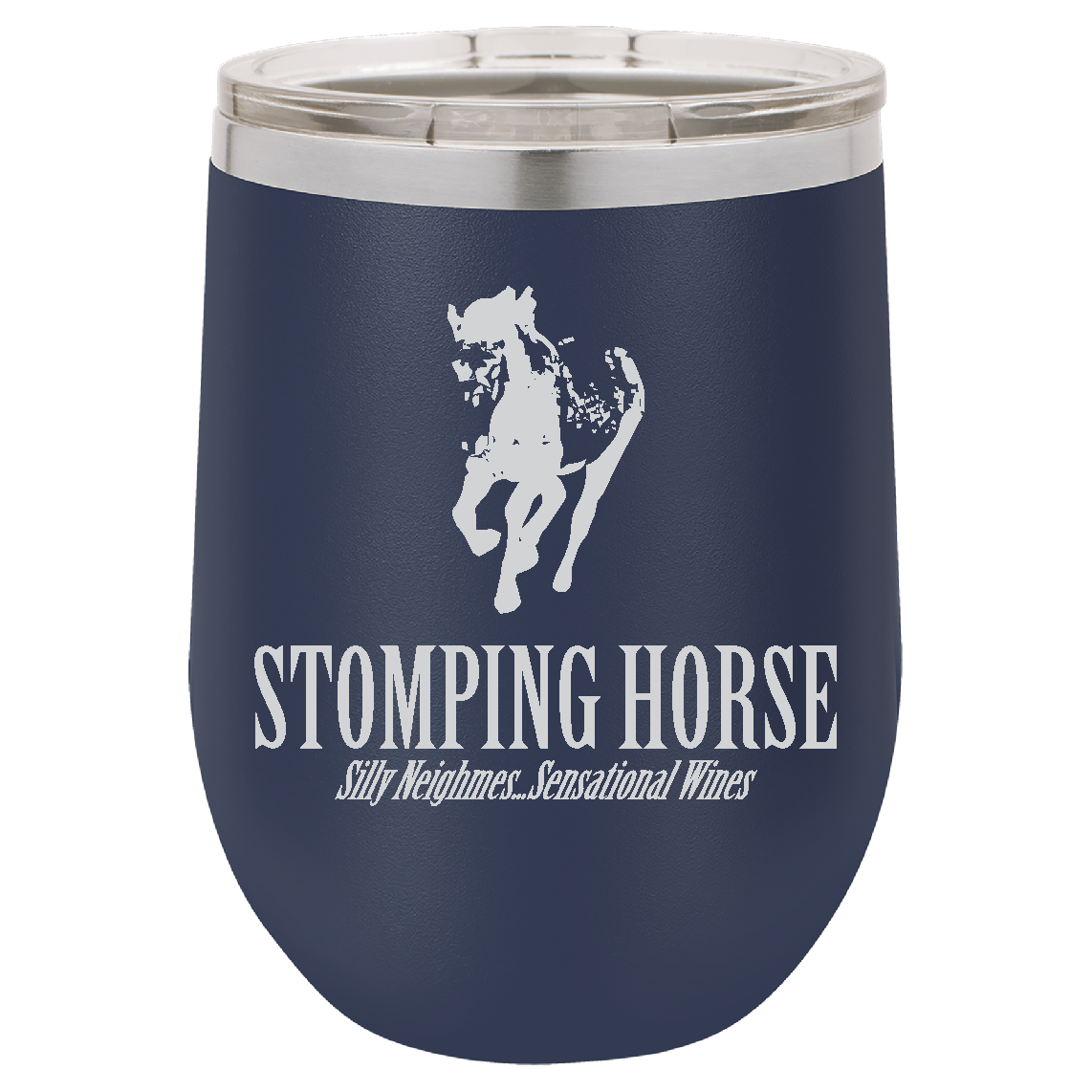 STOMPING HORSE WINE TUMBLER
