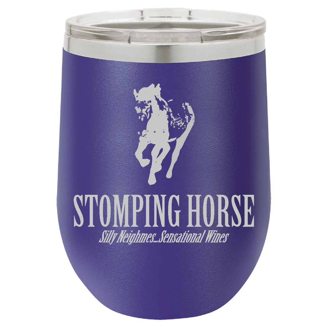 STOMPING HORSE WINE TUMBLER