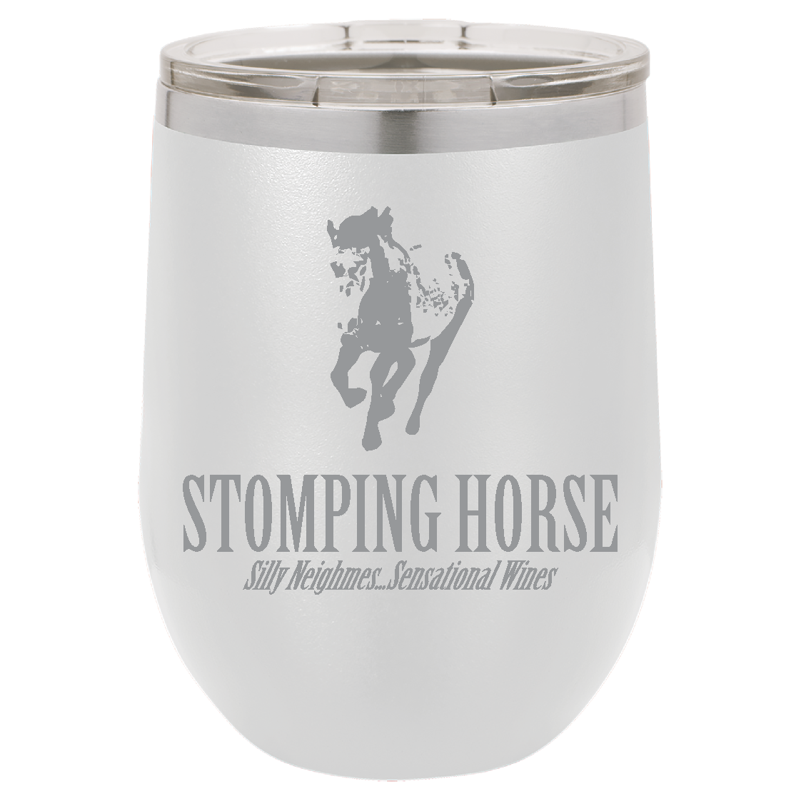 STOMPING HORSE WINE TUMBLER