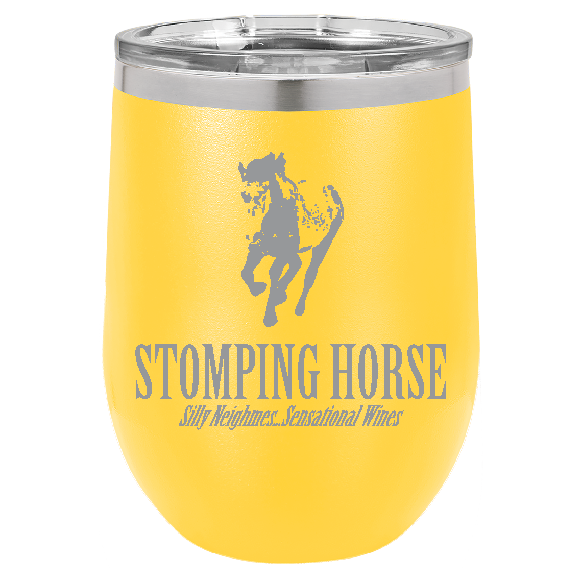 STOMPING HORSE WINE TUMBLER