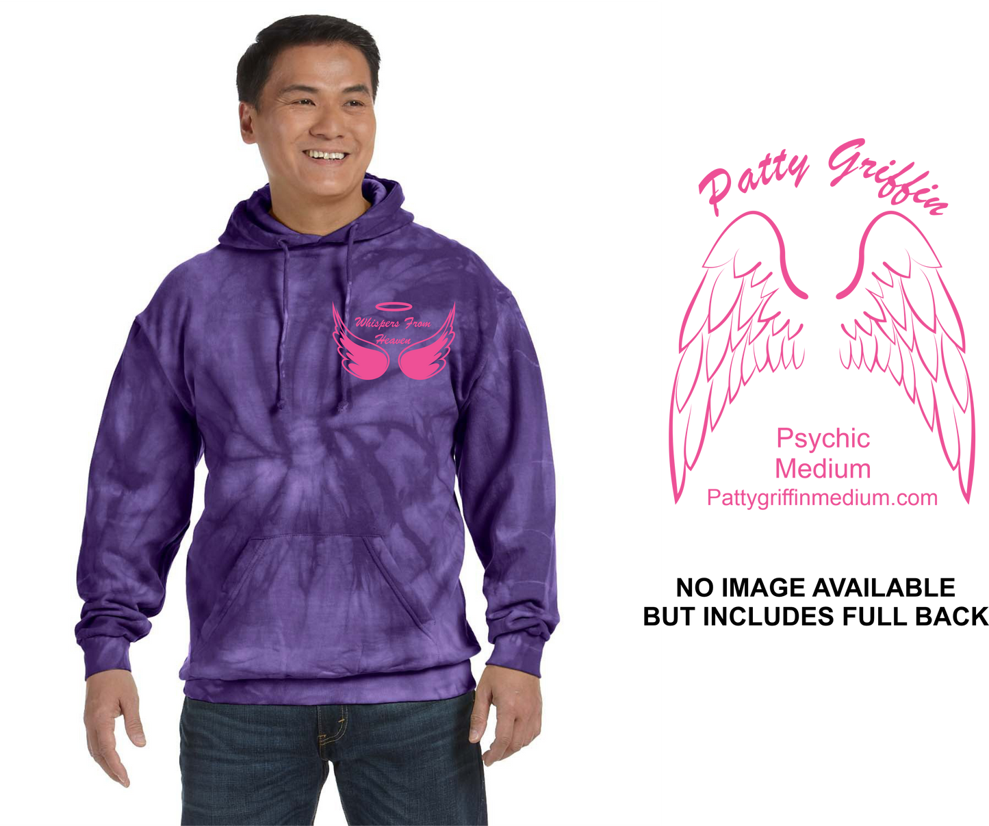 WHISPERS FROM HEAVEN TIE DYE PULLOVER HOODIES