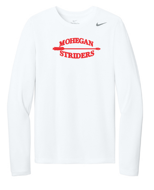 MOHEGAN STRIDERS Nike Team rLegend Long Sleeve Tee