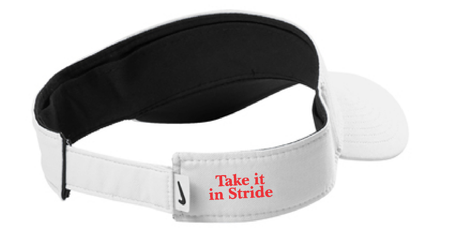 MOHEGAN STRIDERS Nike Dri-FIT Team Performance Visor
