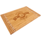 CUSTOMIZABLE Bamboo Cutting Board with Butcher Block Inlay