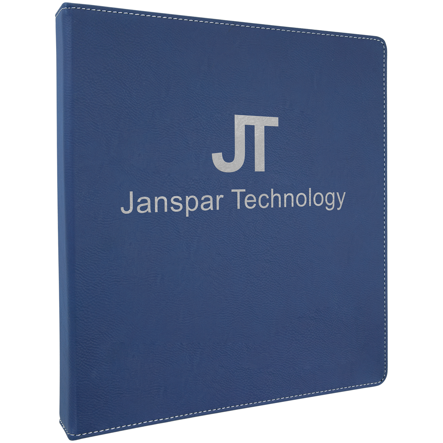 ENGRAVABLE LEATHERETTE 3 RING BINDER