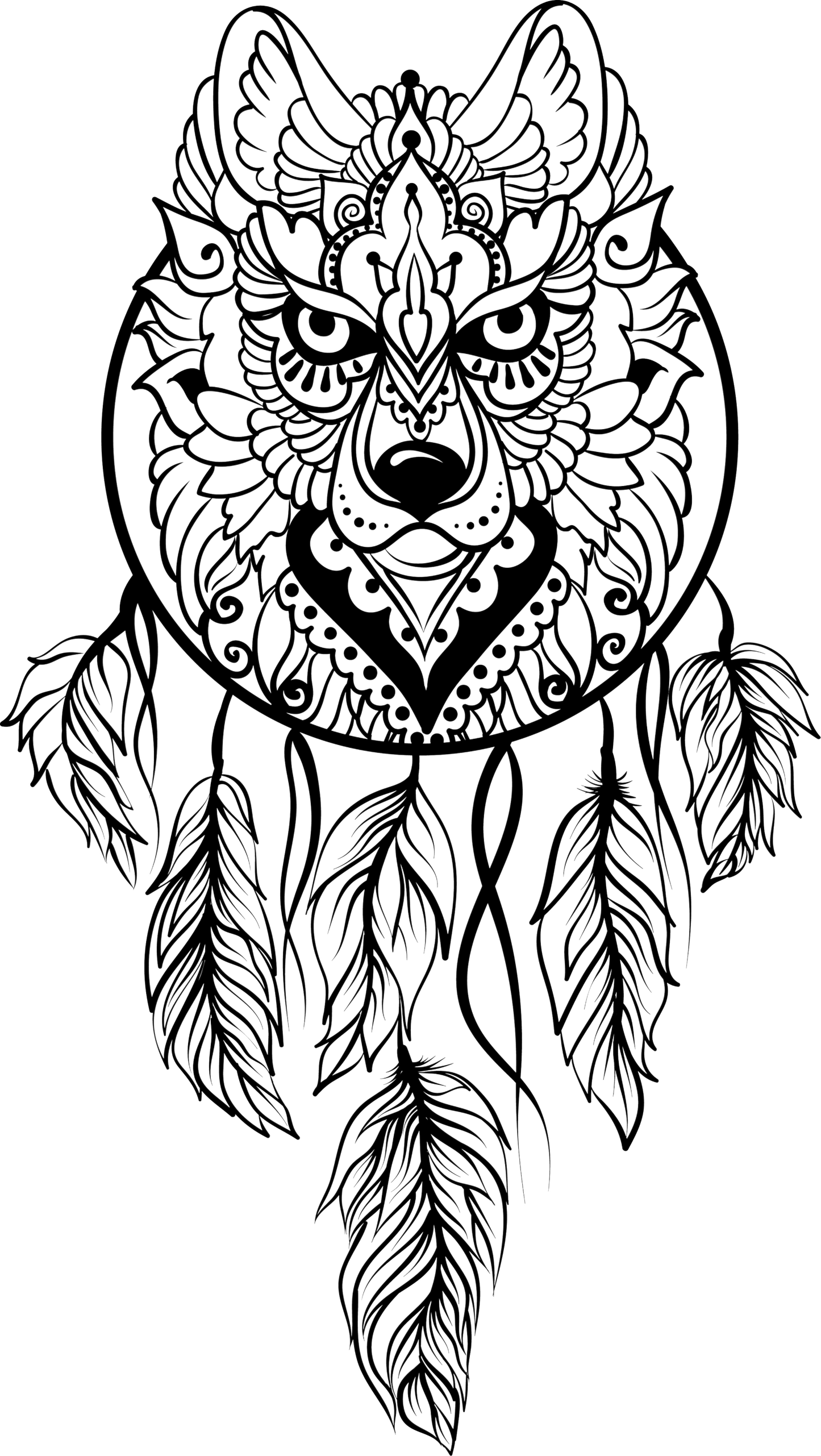 MANDAL TRIBAL WOLF