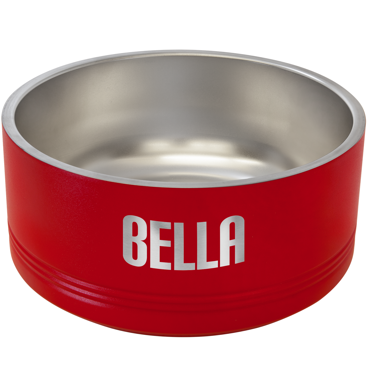 CUSTOMIZABLE 64 oz. POWDER COATED VACUUM SEALED STAINLESS STEEL PET BOWL