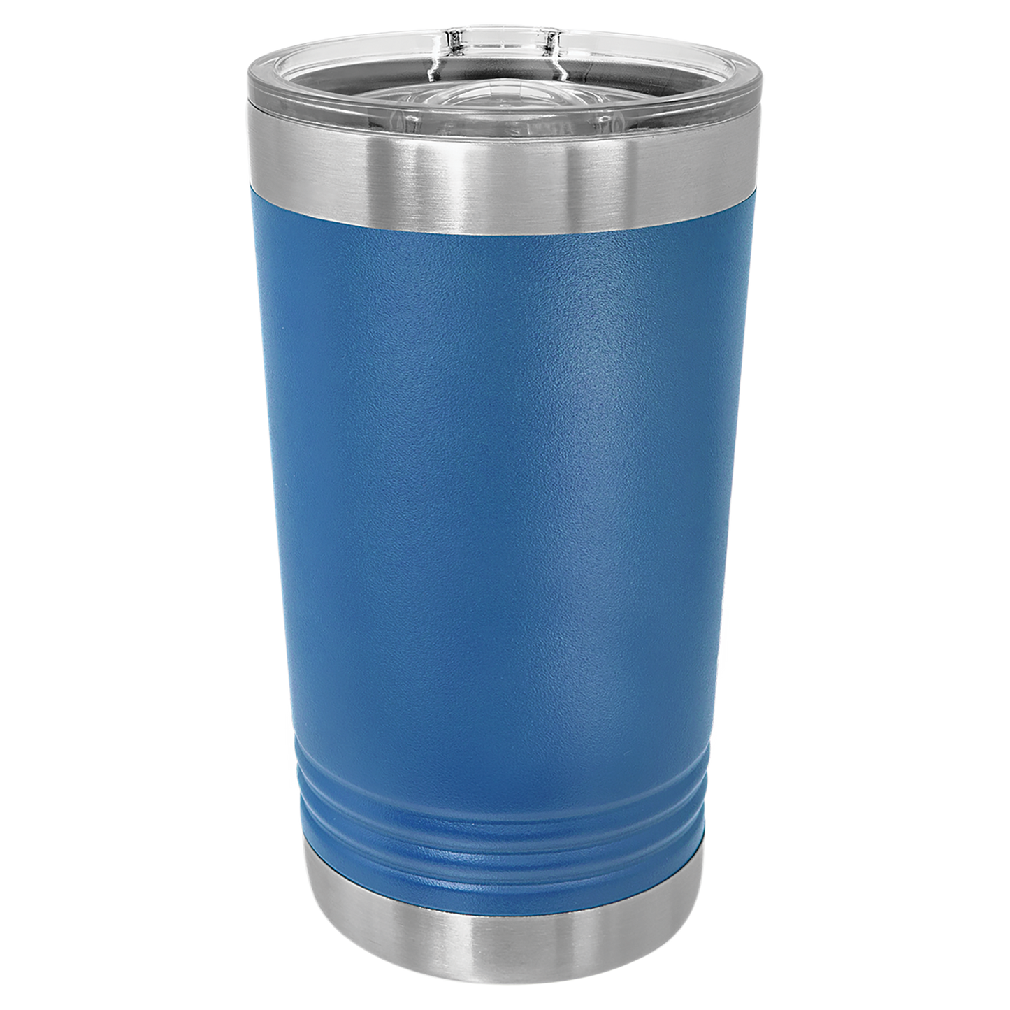 CUSTOMIZABLE 16 oz. POWDER COATED VACUUM SEALED STAINLESS STEEL TUMBLER