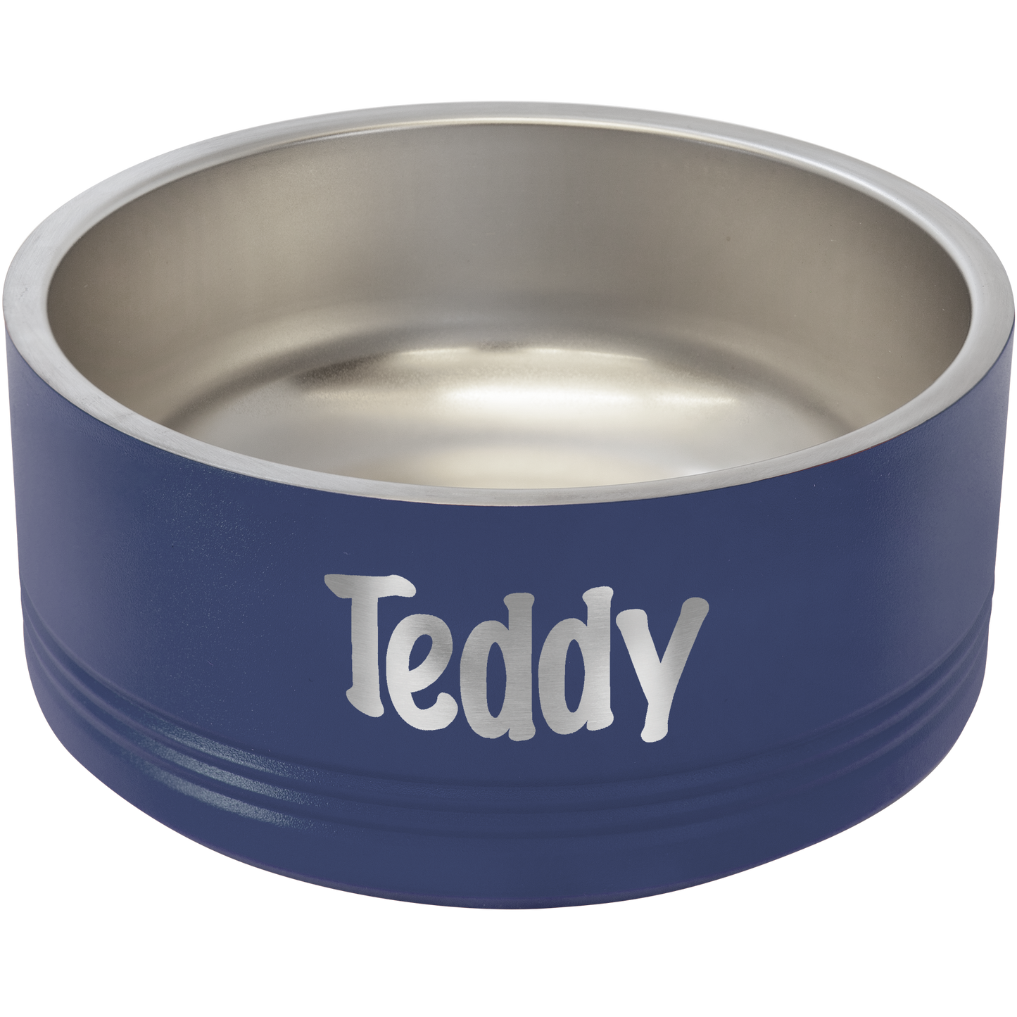 CUSTOMIZABLE 32 oz. POWDER COATED VACUUM SEALED STAINLESS STEEL PET BOWL