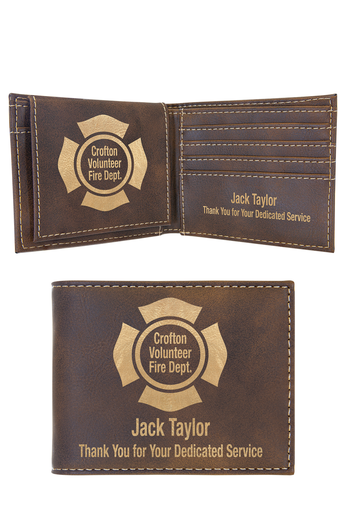BI-FOLD WALLET WITH FLIP ID