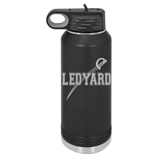 LEDYARD WATER BOTTLES!! ENGRAVED LEDYARD SWORD!!