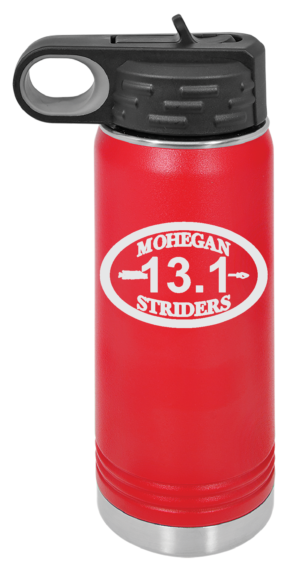 MOHEGAN STRIDERS ENGRAVED WATER  BOTTLES