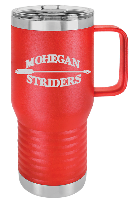 MOHEGAN STRIDERS ENGRAVED STAINLESS STEEL COFFEE MUG