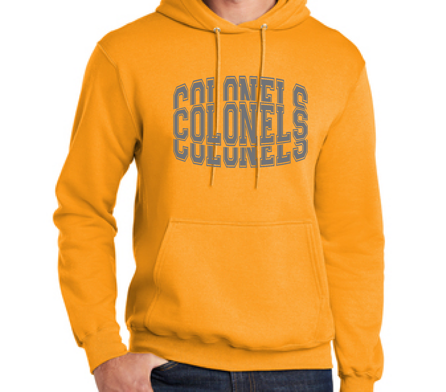 Port & Company® Core Fleece Pullover Hooded Sweatshirt GOLD