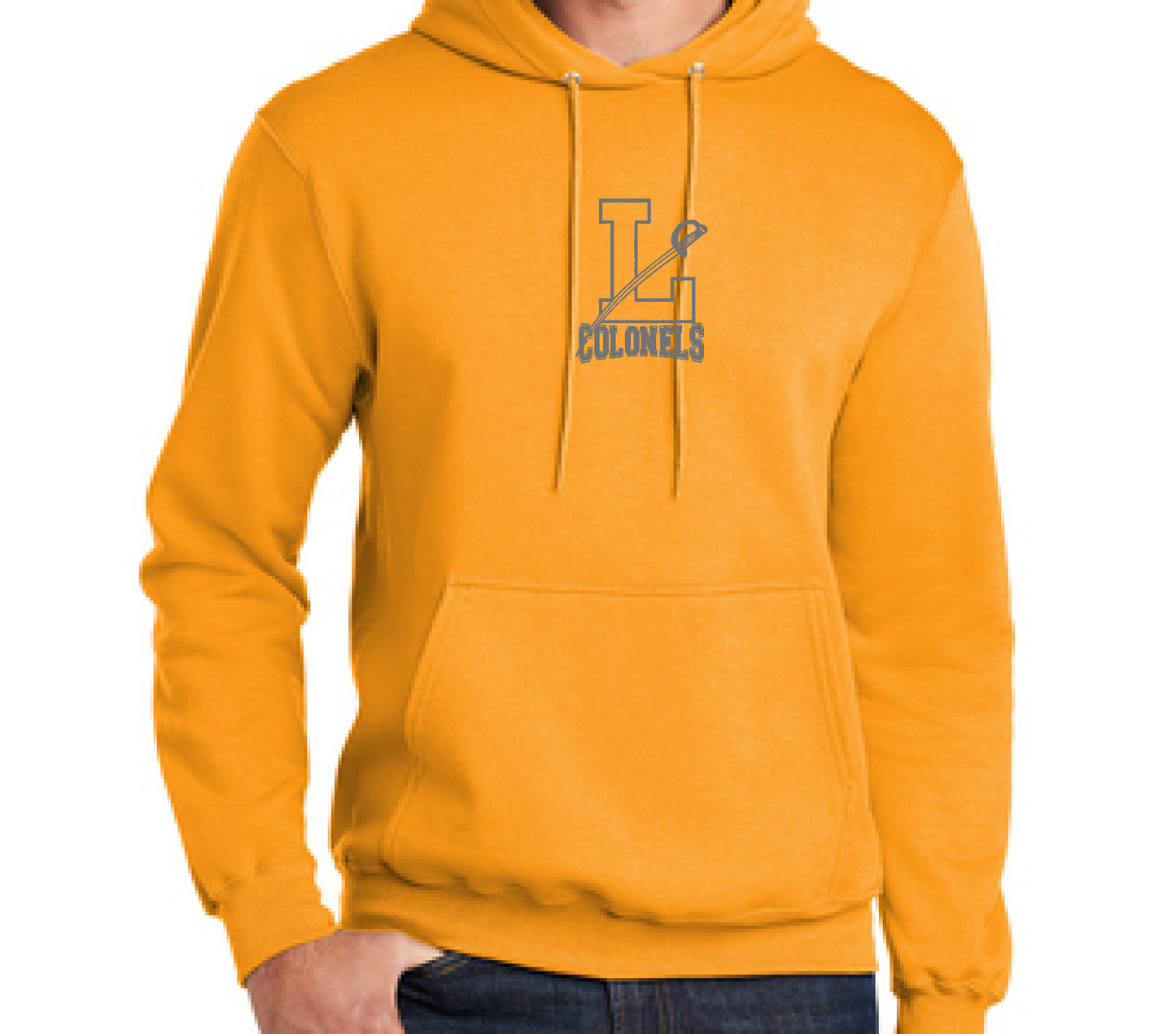 Port & Company® Core Fleece Pullover Hooded Sweatshirt GOLD