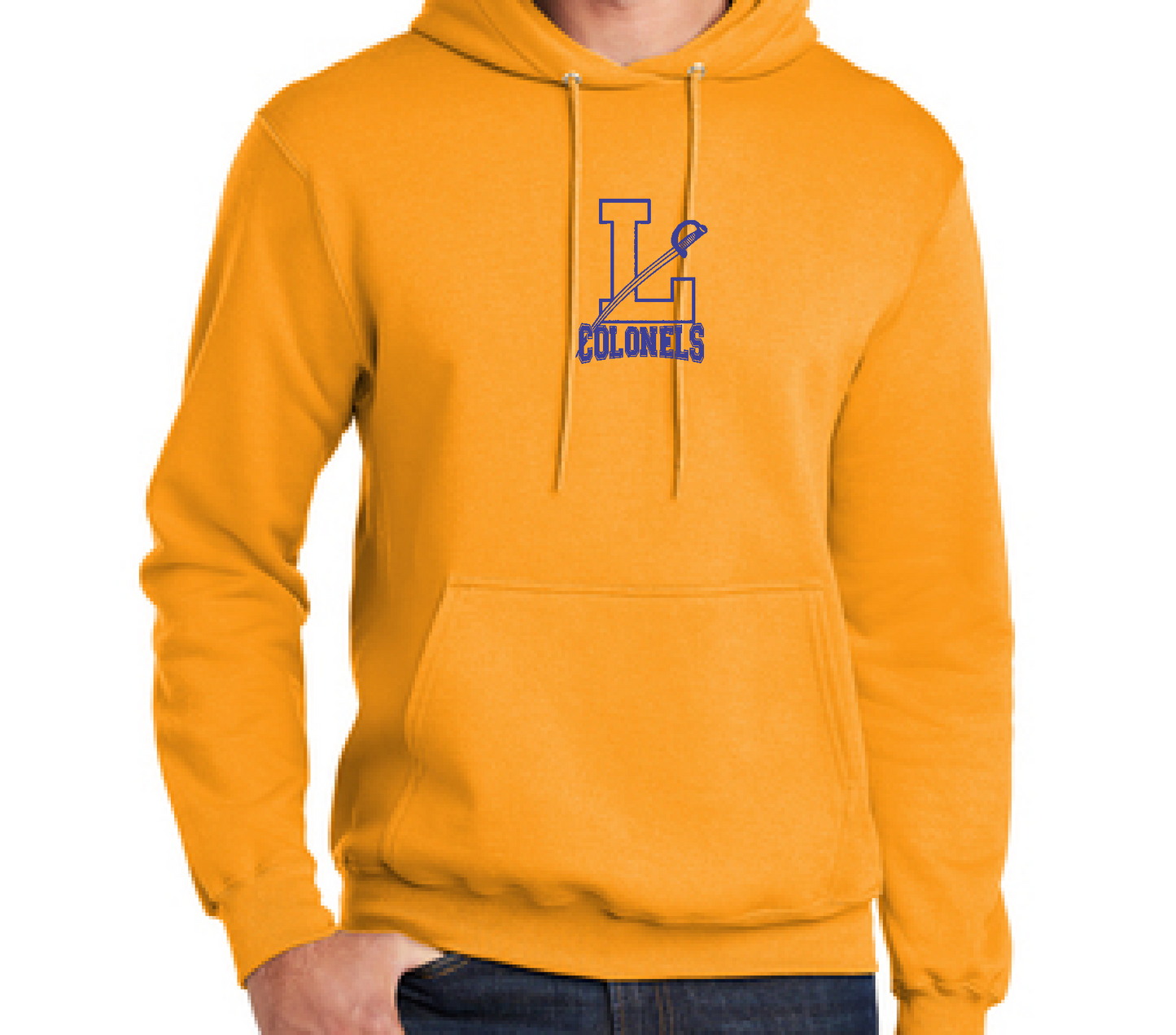 Port & Company® Core Fleece Pullover Hooded Sweatshirt GOLD