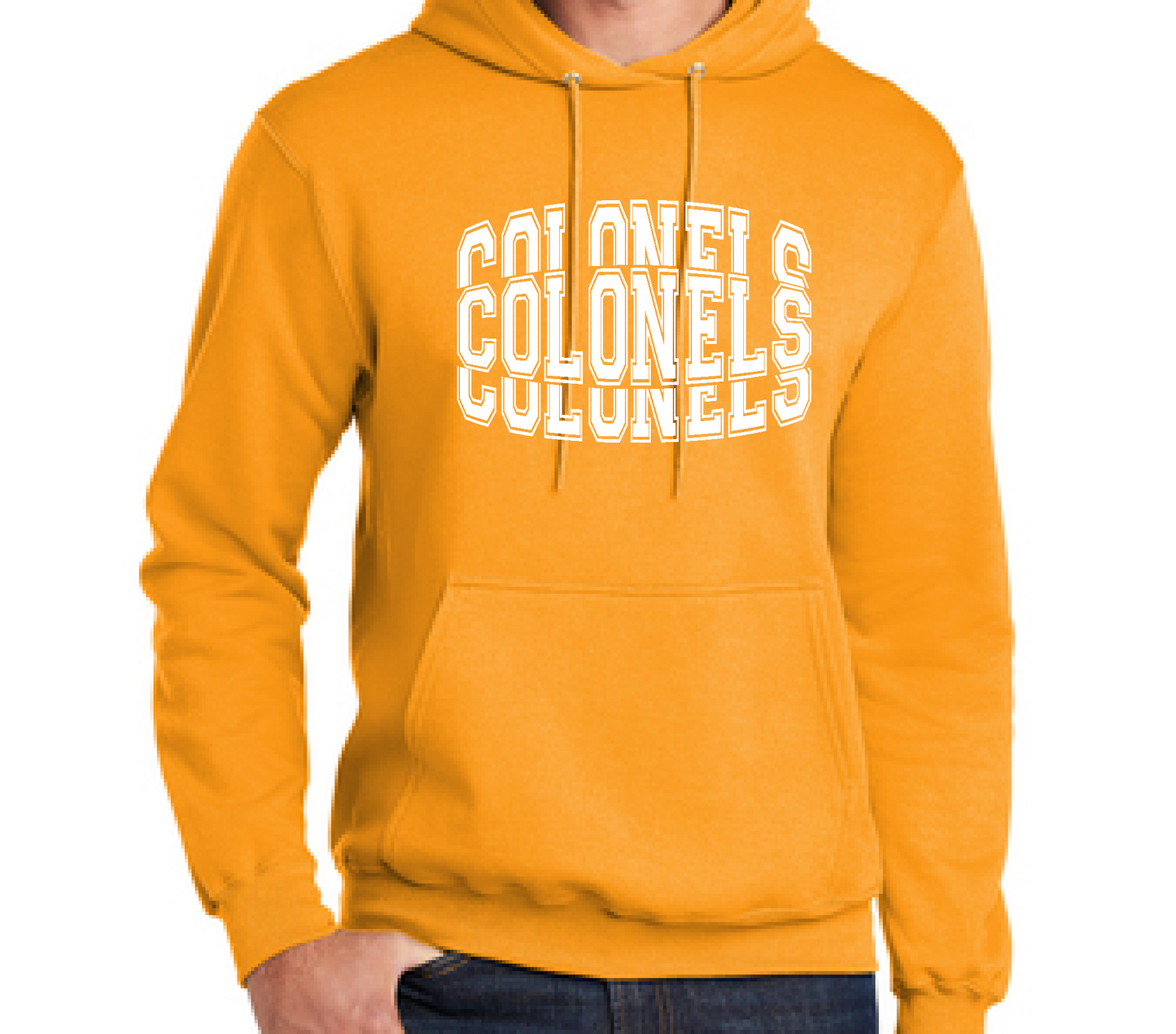 Port & Company® Core Fleece Pullover Hooded Sweatshirt GOLD