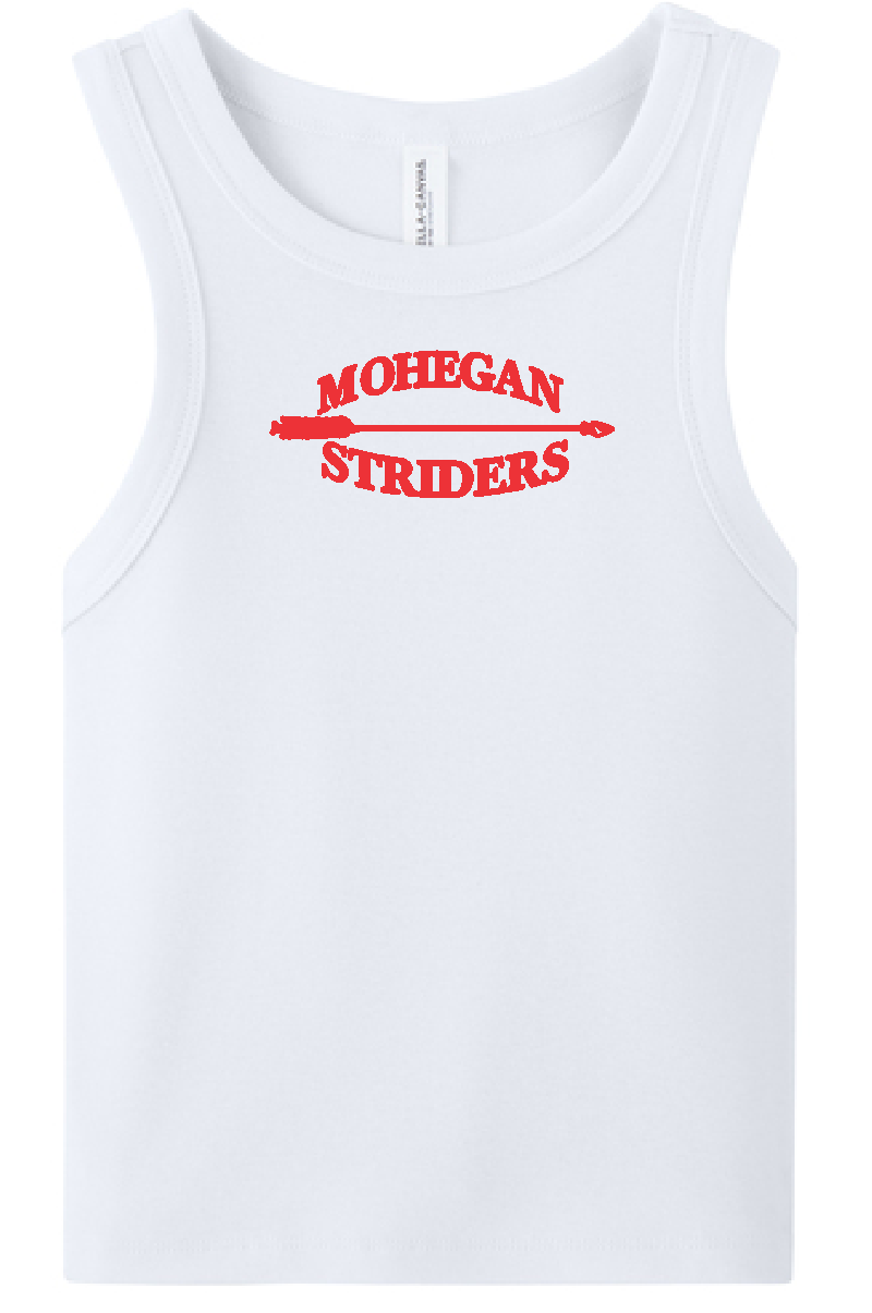 MOHEGAN STRIDERS BELLA+CANVAS® Women’s Micro Rib Racer Tank