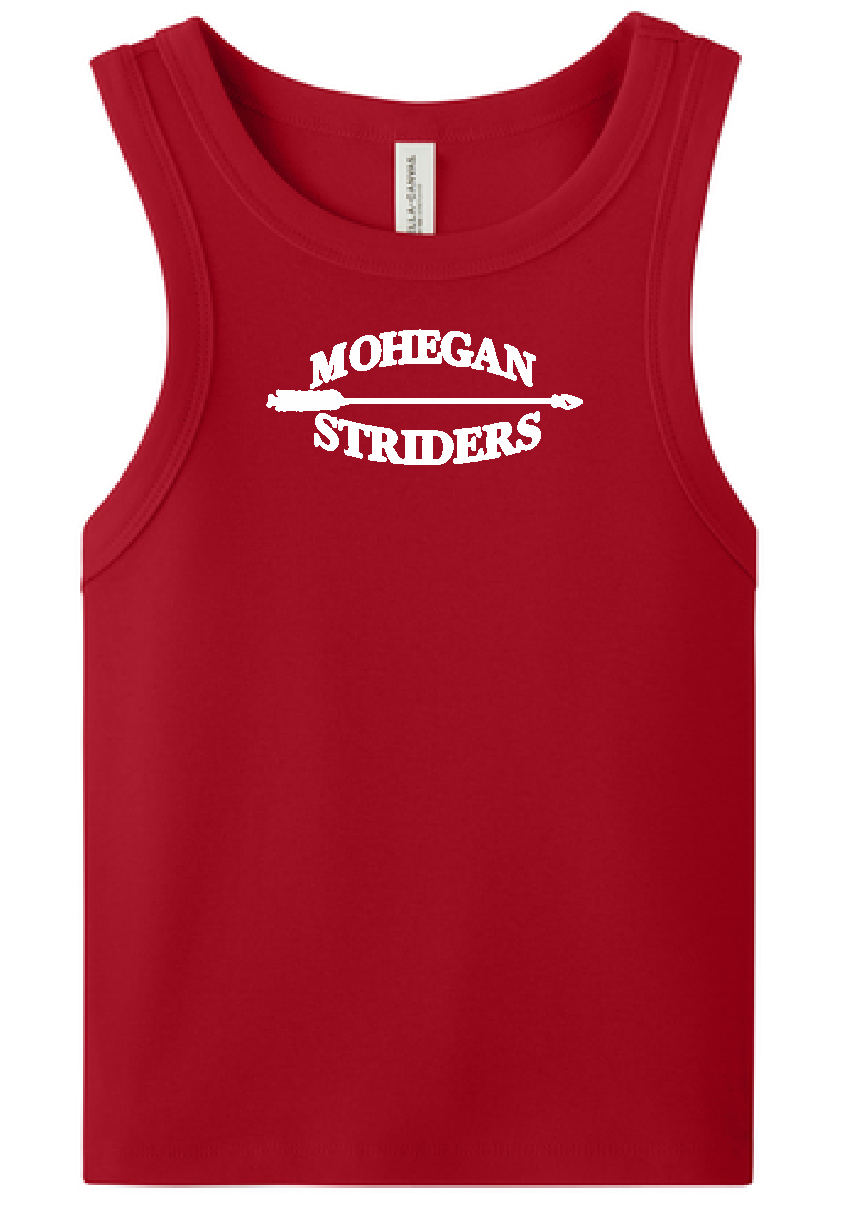 MOHEGAN STRIDERS BELLA+CANVAS® Women’s Micro Rib Racer Tank