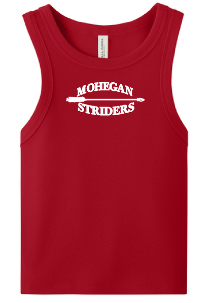 MOHEGAN STRIDERS BELLA+CANVAS® Women’s Micro Rib Racer Tank