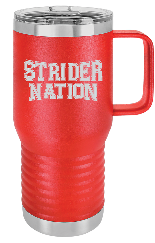 MOHEGAN STRIDERS ENGRAVED STAINLESS STEEL COFFEE MUG