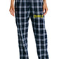 LEDYARD PRIDE!! District ® Women’s Flannel Plaid Pant NAVY