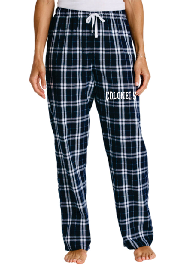 LEDYARD PRIDE!! District ® Women’s Flannel Plaid Pant NAVY