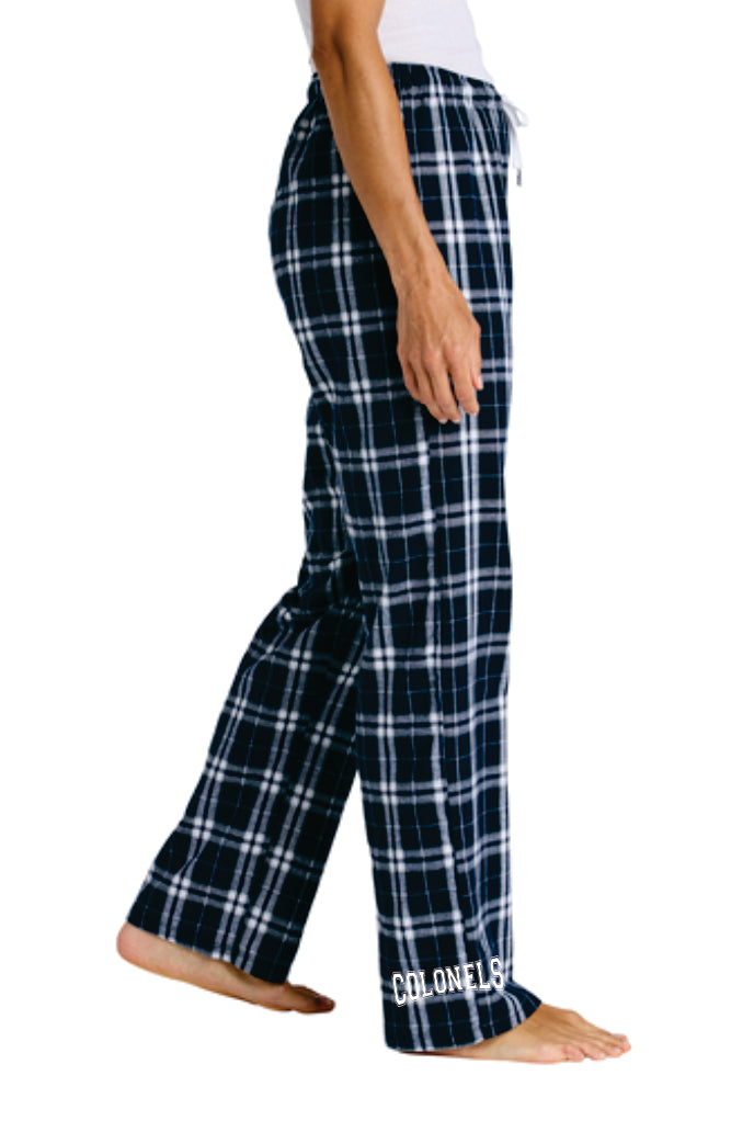 LEDYARD PRIDE!! District ® Women’s Flannel Plaid Pant NAVY