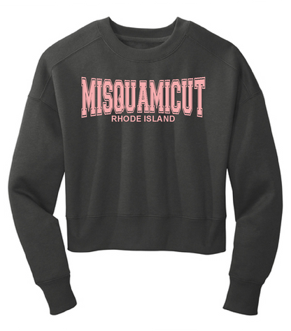 MISQUAMICUT District® Women’s Perfect Weight® Fleece Cropped Crew