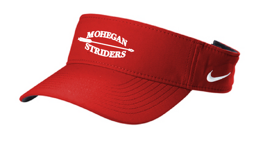 MOHEGAN STRIDERS Nike Dri-FIT Team Performance Visor