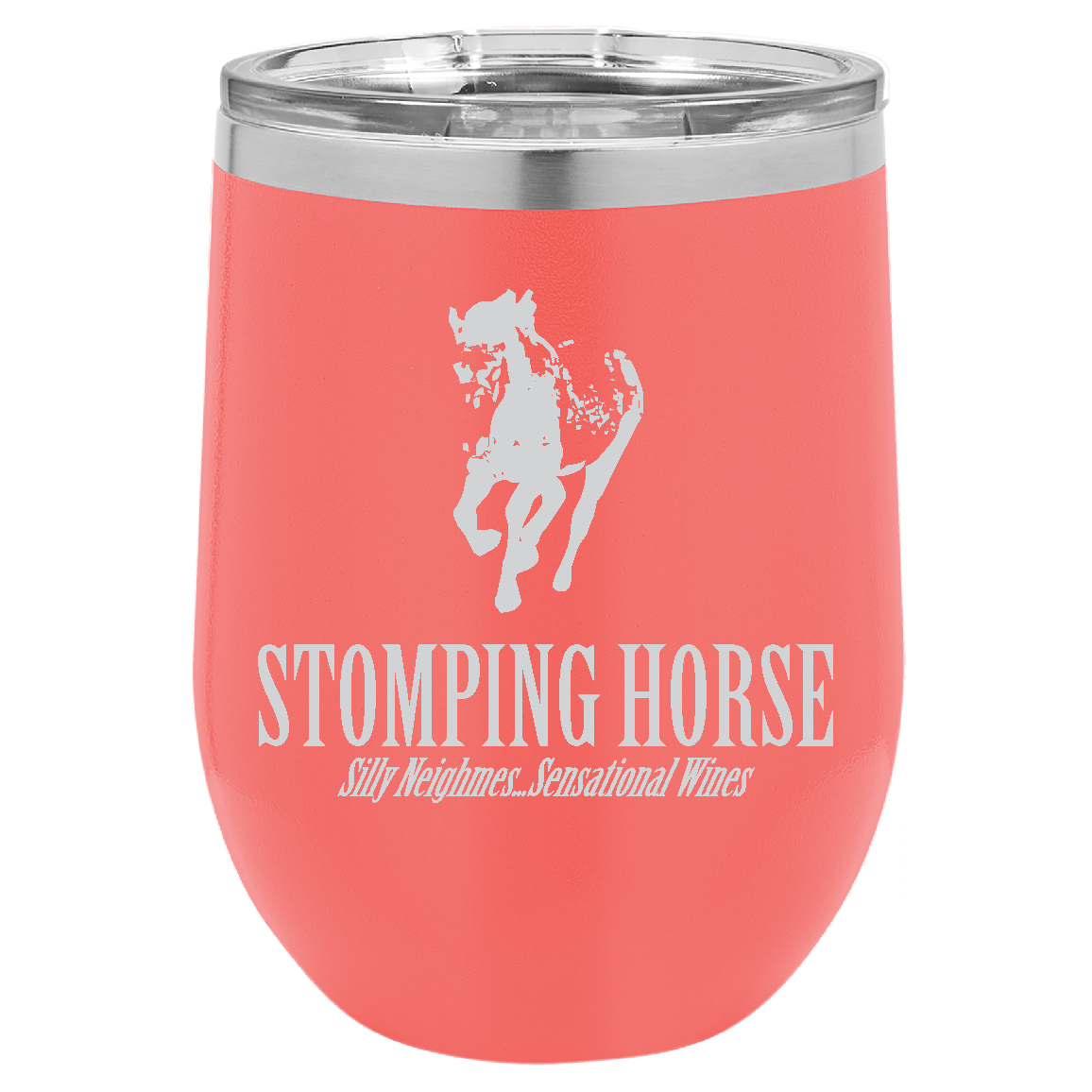 STOMPING HORSE WINE TUMBLER