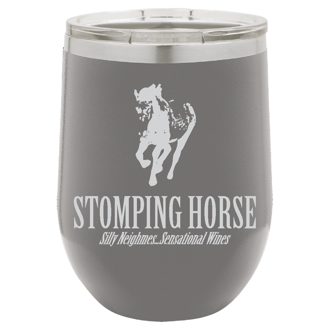 STOMPING HORSE WINE TUMBLER