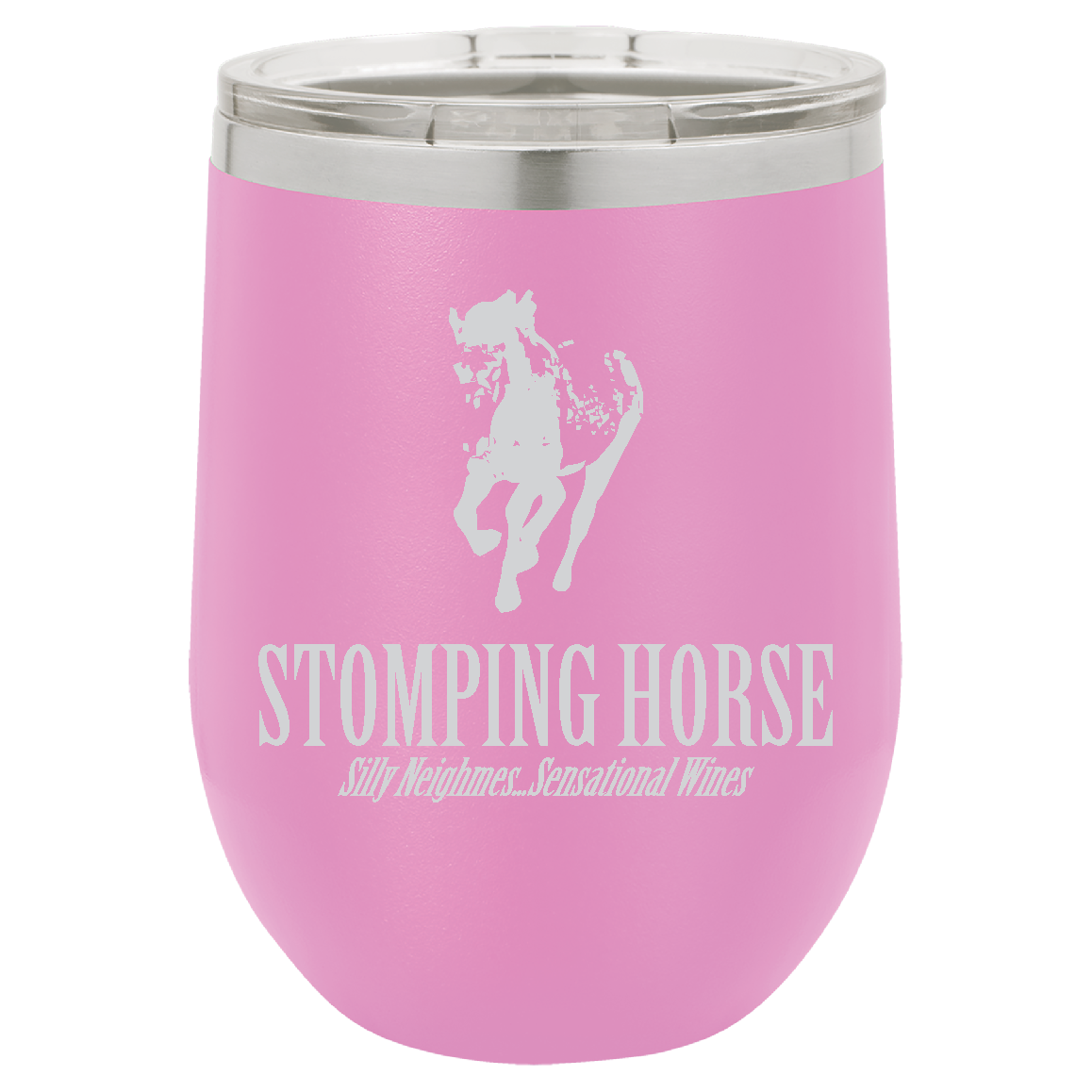 STOMPING HORSE WINE TUMBLER