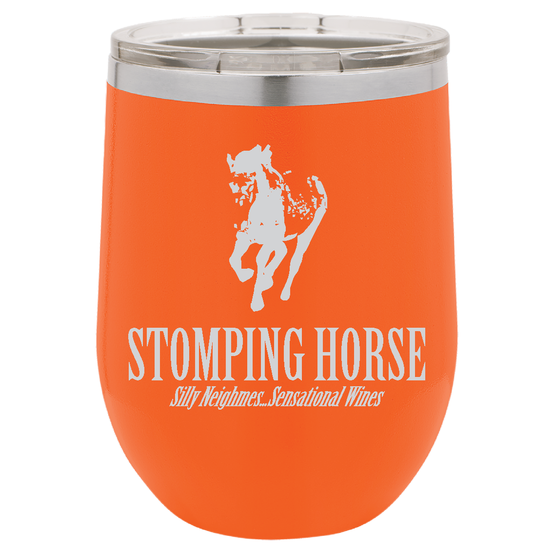 STOMPING HORSE WINE TUMBLER