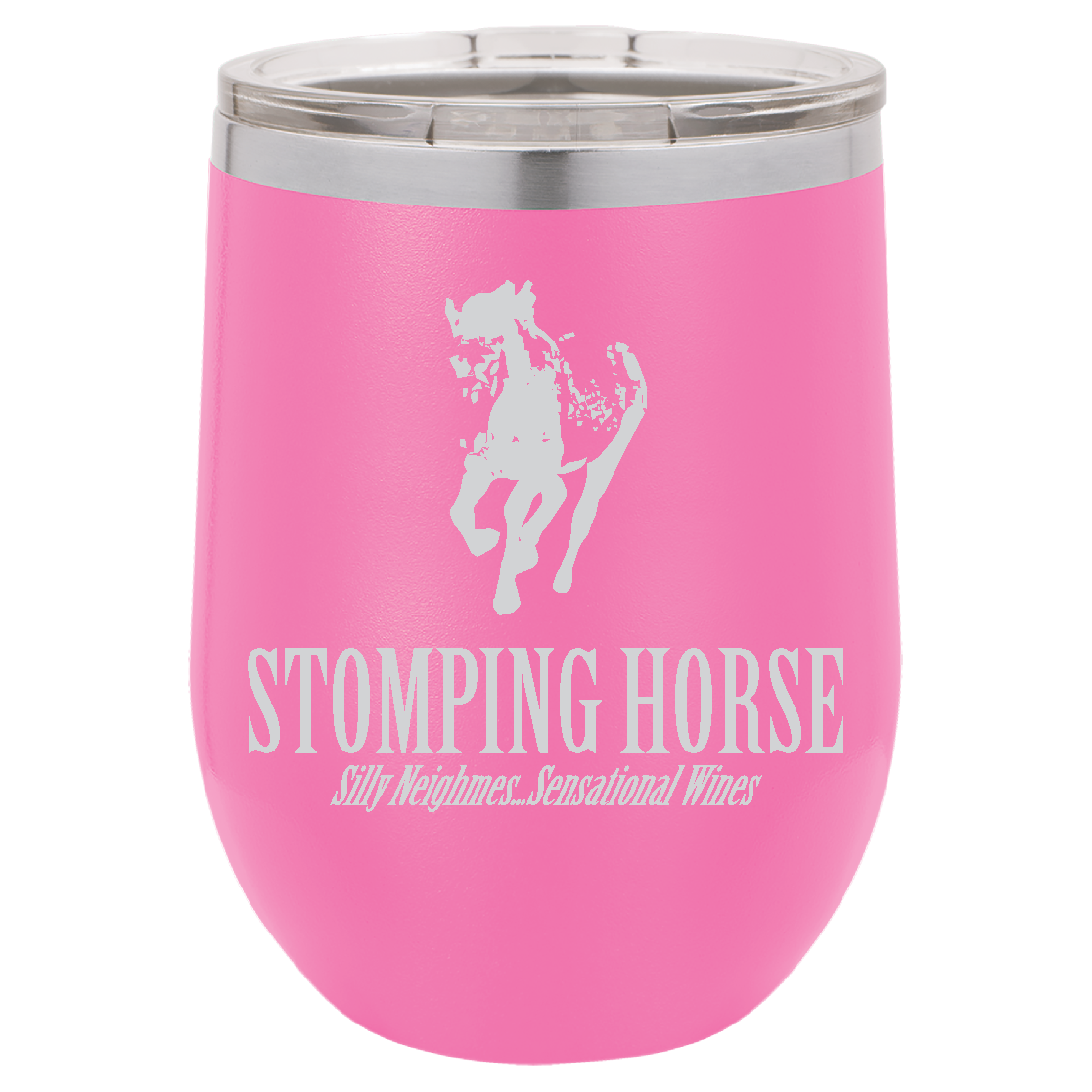 STOMPING HORSE WINE TUMBLER