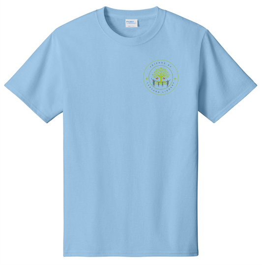 FOLL Port & Co Core Cotton Tee COLOR LOGO