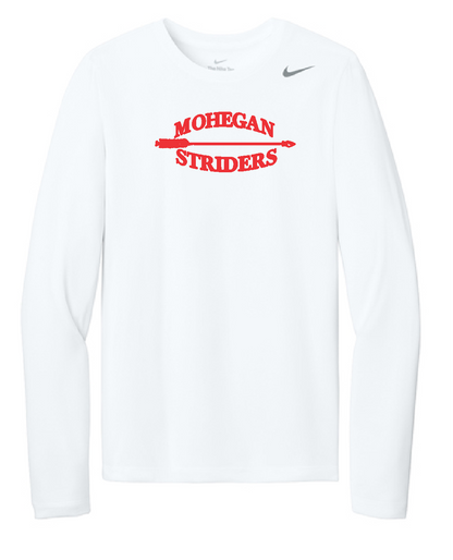 MOHEGAN STRIDERS Nike Team rLegend Long Sleeve Tee